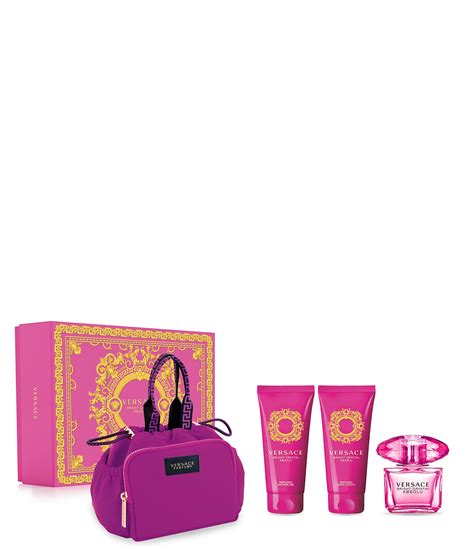 versace bright crystal absolu mini gift set|Versace Bright Crystal backpack set.